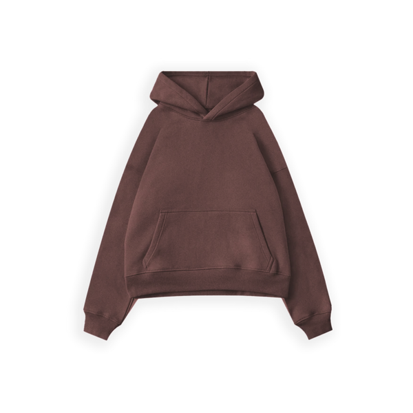 RUMI Coffee Brown - Box Fit Hoodie