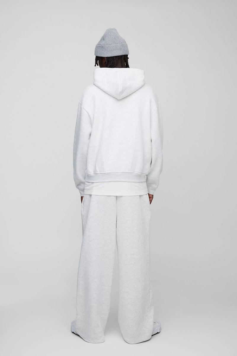 boohooMAN - Grey Marl Oversized Hoodie